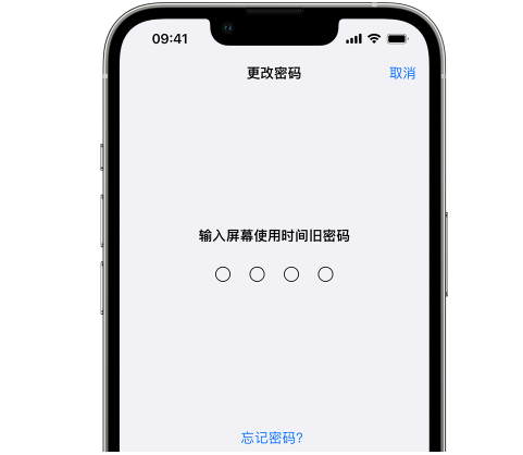 新昌iPhone屏幕维修分享iPhone屏幕使用时间密码忘记了怎么办 