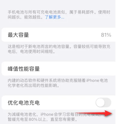 新昌苹果15维修分享iPhone15充电到80%就充不进电了怎么办 