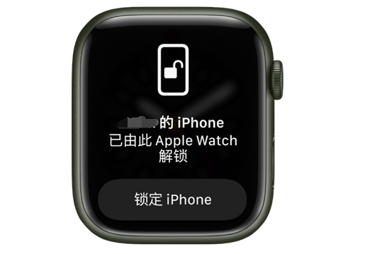 新昌苹果手机维修分享用 AppleWatch 解锁配备面容 ID 的 iPhone方法 