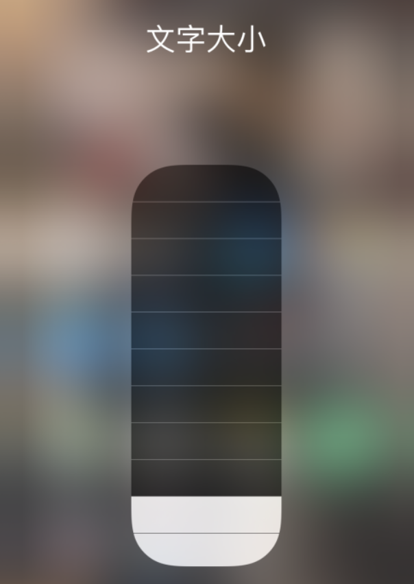 新昌苹果手机维修分享小技巧：在 iPhone 控制中心快速调节字体大小 